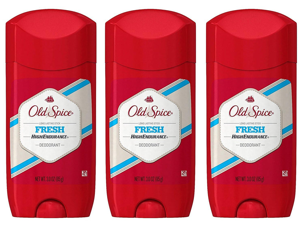 Old Spice High Endurance Fresh stick 3 oz delivers all-day odor protection for active days.