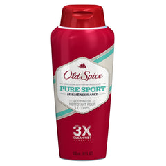 Old Spice High Endurance Pure Sport bubbles close-up showing refreshing lather for active days.