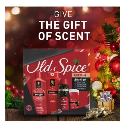 Old Spice Holidude Swagger gift box showcases the complete 2024 set for gifting.