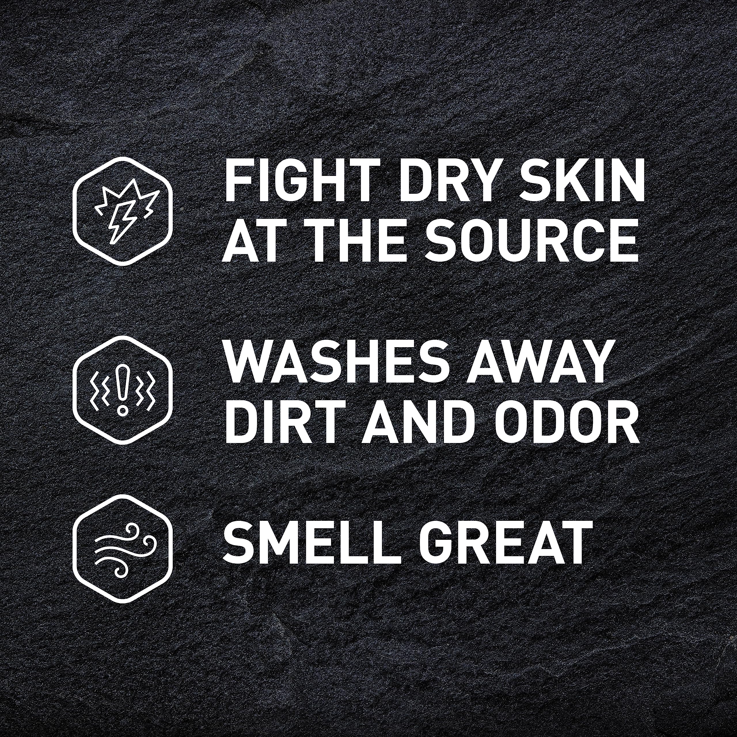 Old Spice Hydro Wash removes dirt effectively with a bold cleansing action.