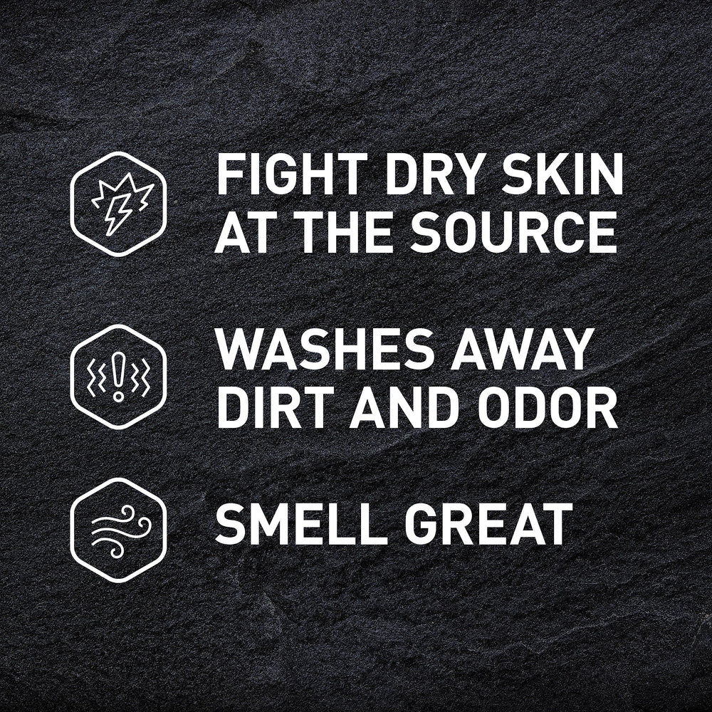 Old Spice Hydro Wash removes dirt effectively with a bold cleansing action.