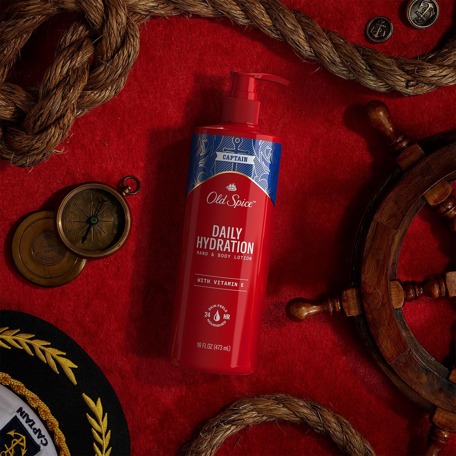 Old Spice lightweight formula texture suggests quick absorption without heaviness
