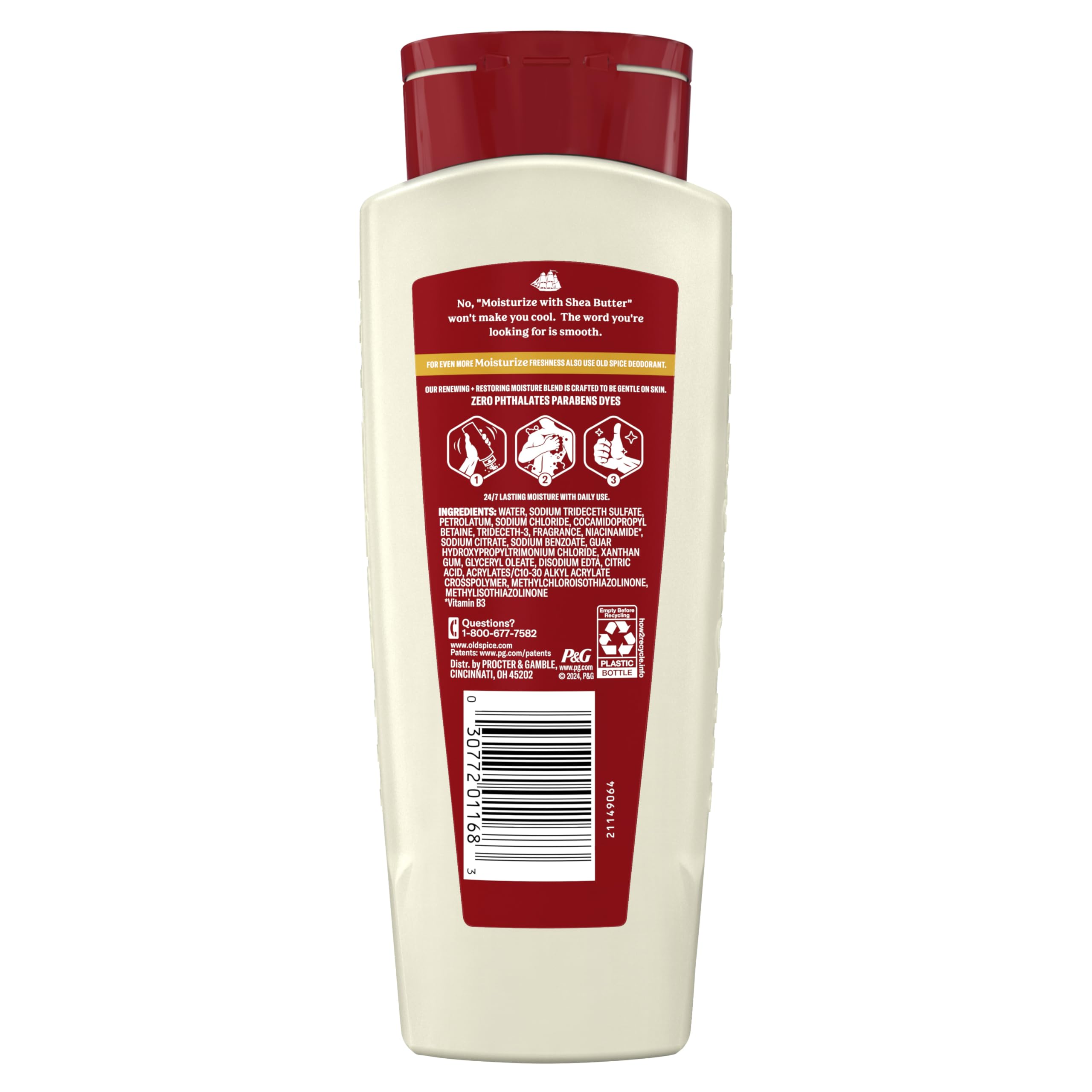 Old Spice men's body wash lifestyle image suggesting adventure-ready confidence.