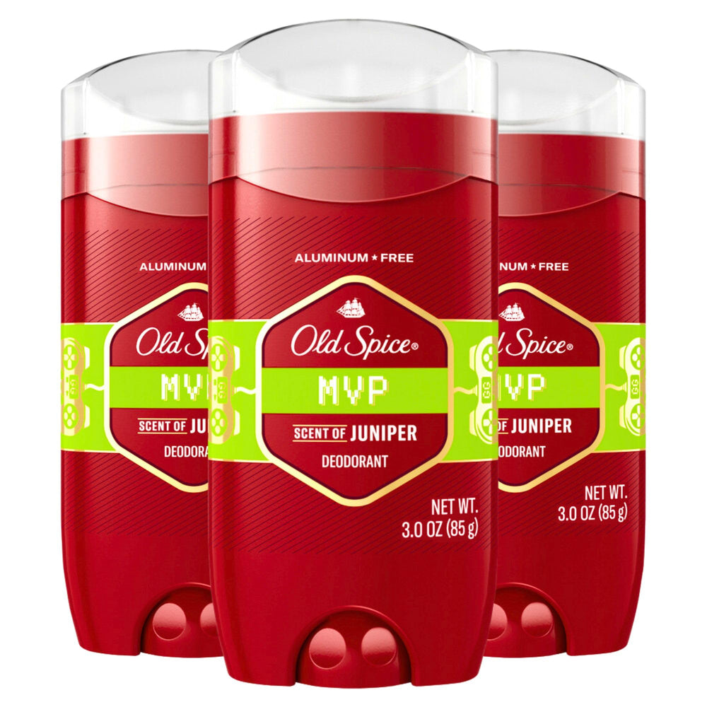 Old Spice MVP deodorant cedarwood-rosewood-sandalwood close-up for a bold all-day scent