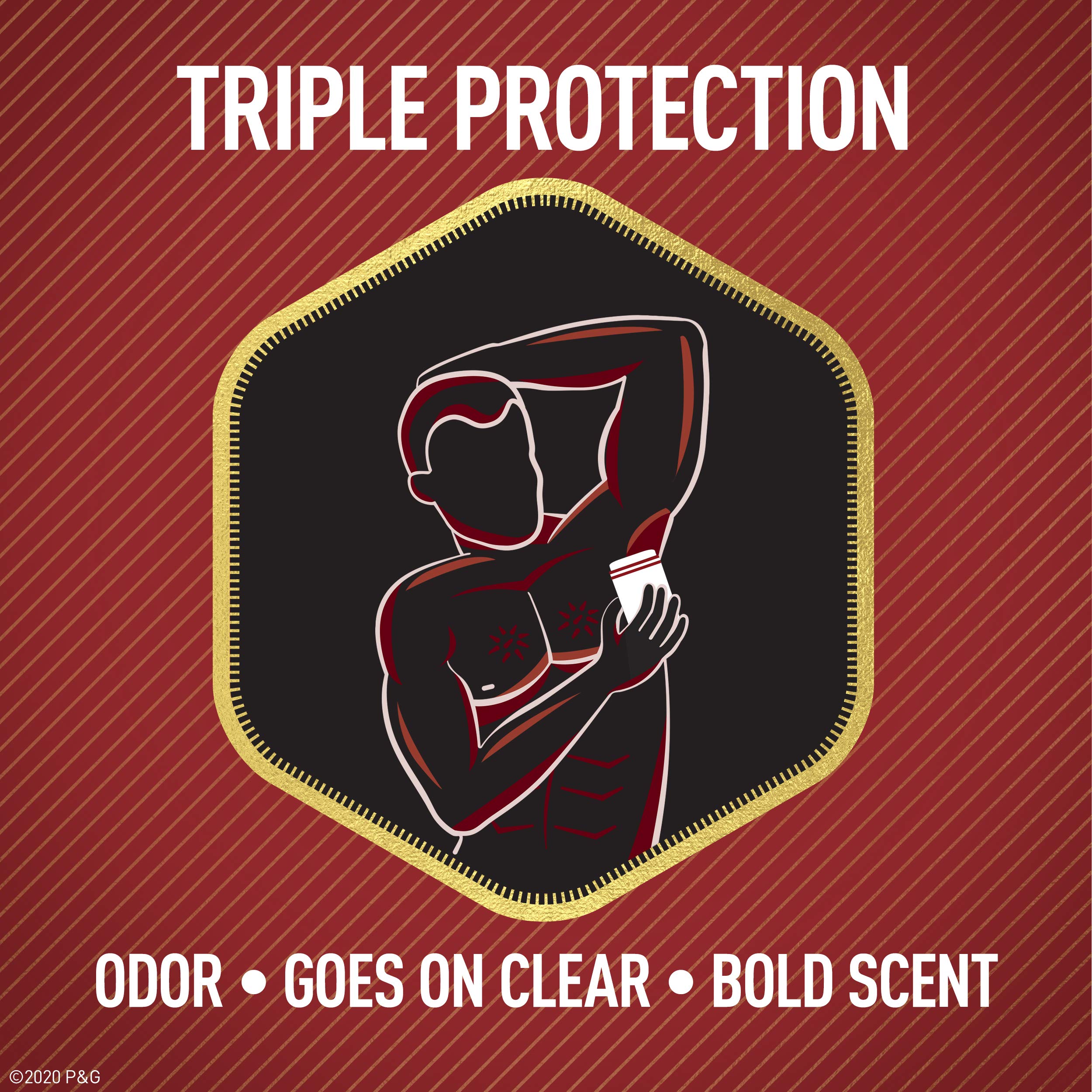 Old Spice MVP deodorant odor-protection-48-hours image signaling long-lasting freshness