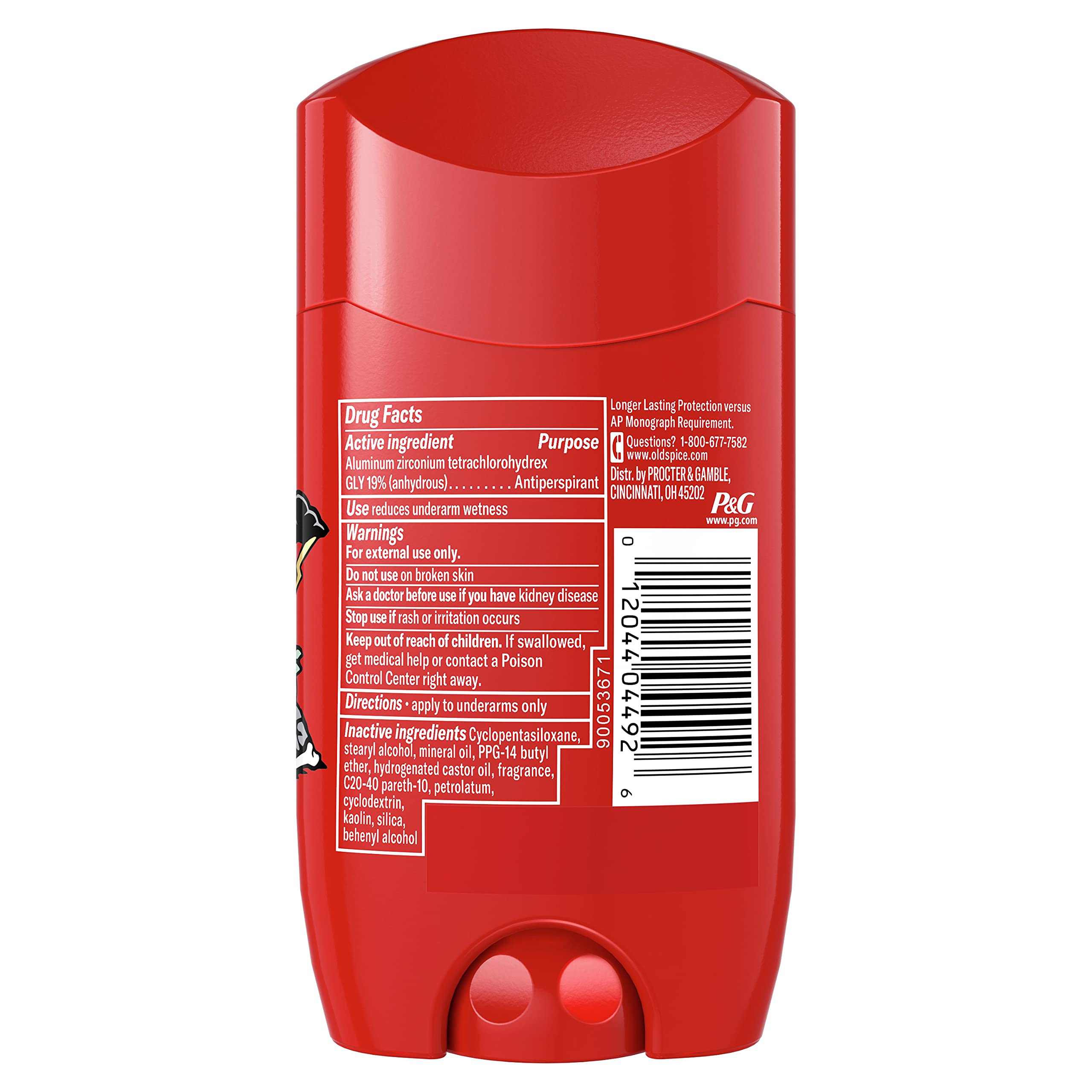 Old Spice NightPanther invisible solid application for dry underarms.