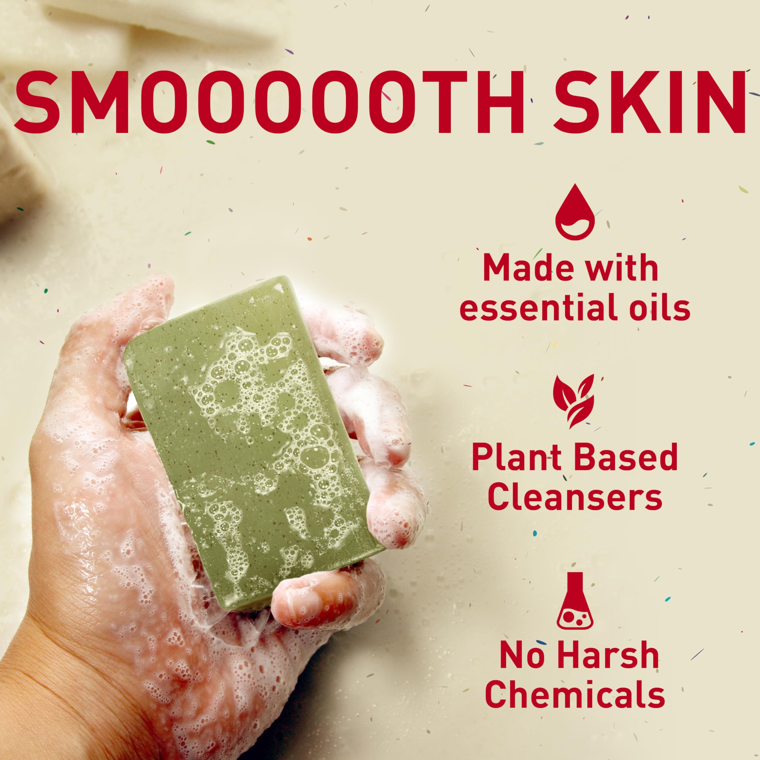 Old Spice Off the Grid sandalwood packaging communicates value and convenience.