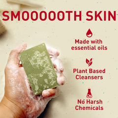 Old Spice Off the Grid sandalwood packaging communicates value and convenience.
