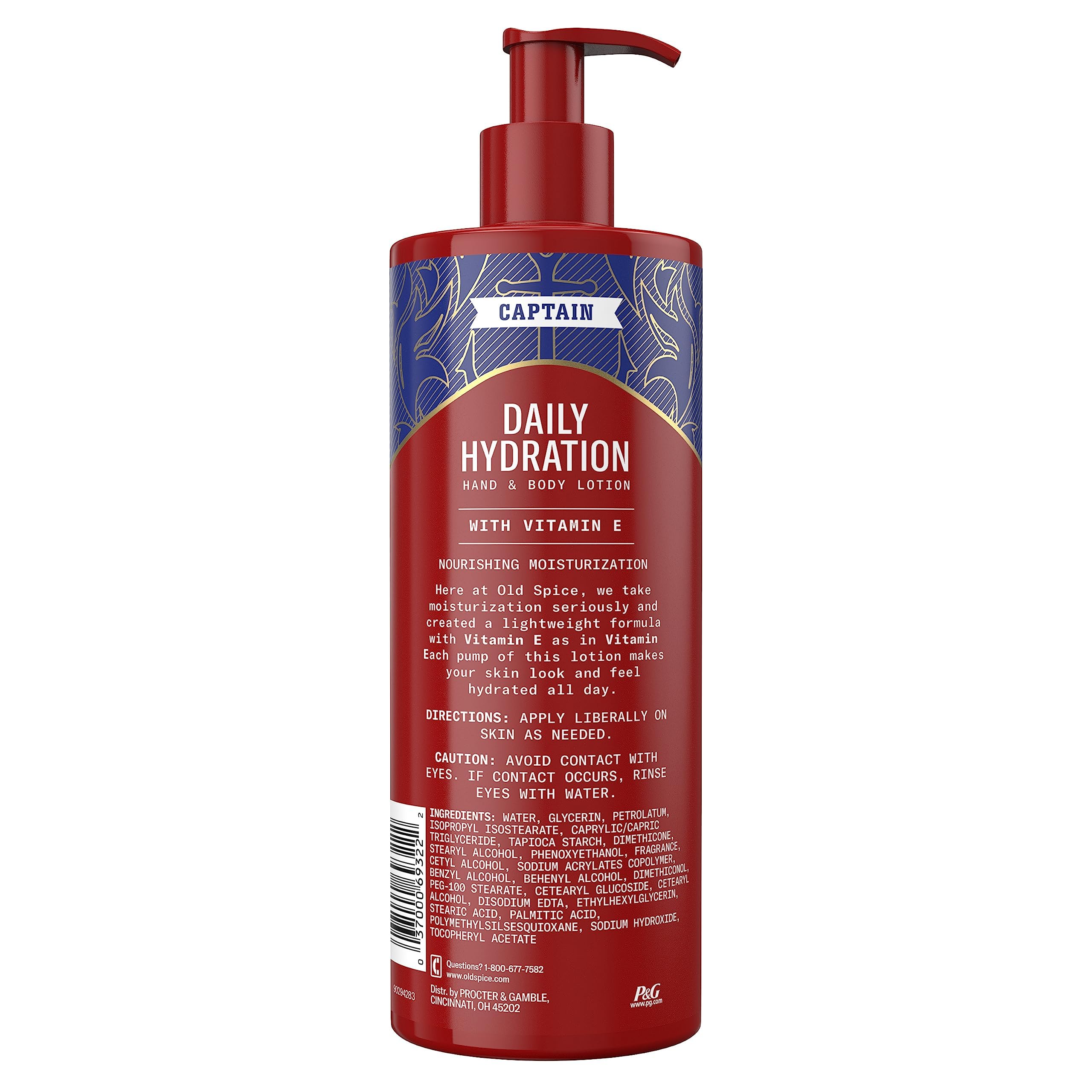 Old Spice pack four bottles display signals value and long-term skin care