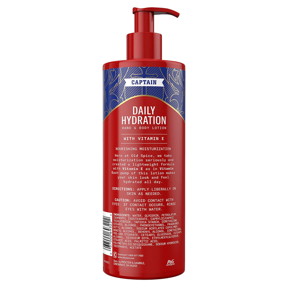 Old Spice pack four bottles display signals value and long-term skin care