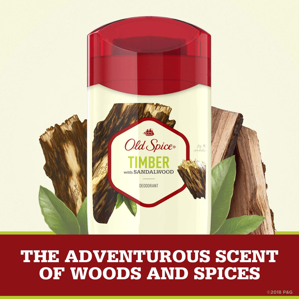 Old Spice pack of 3 deodorants for travel-friendly freshness.
