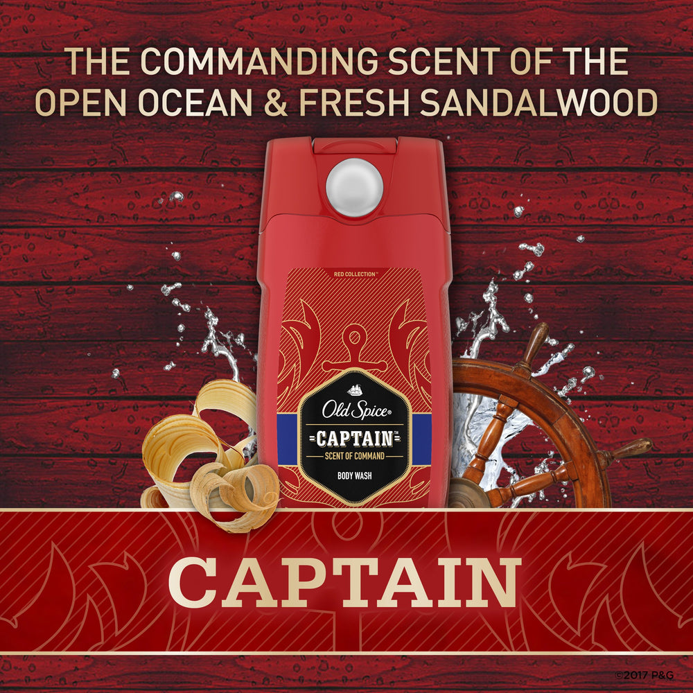 Old Spice Red Collection fresh-out-of-shower vibe emphasizes lingering scent