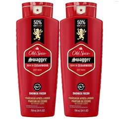 Old Spice Refreshing Body Wash bottle with 24/7 shower-fresh scent for daily cleanse.