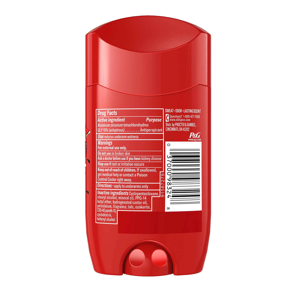Old Spice siren graphic representing bold scent for confident days.