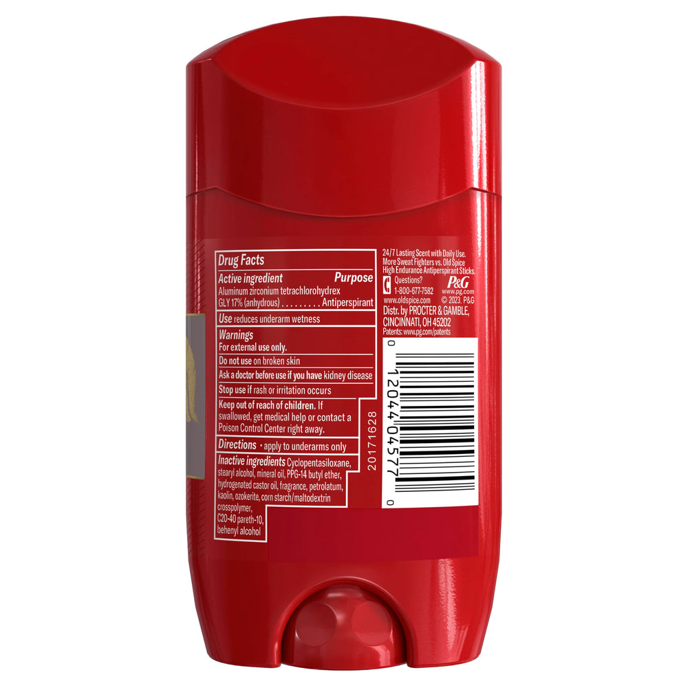 Old Spice Steel Titan aged oak scent visual communicates bold, lasting freshness.