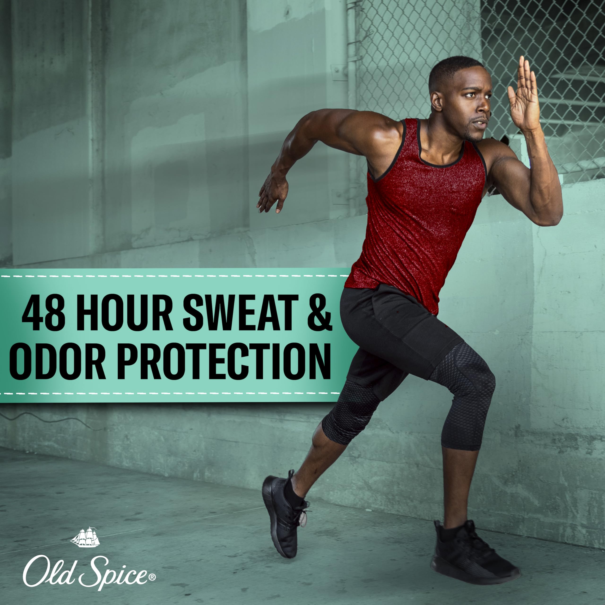 Old Spice Sweat Defense 2.6oz pack image showing value and durability.
