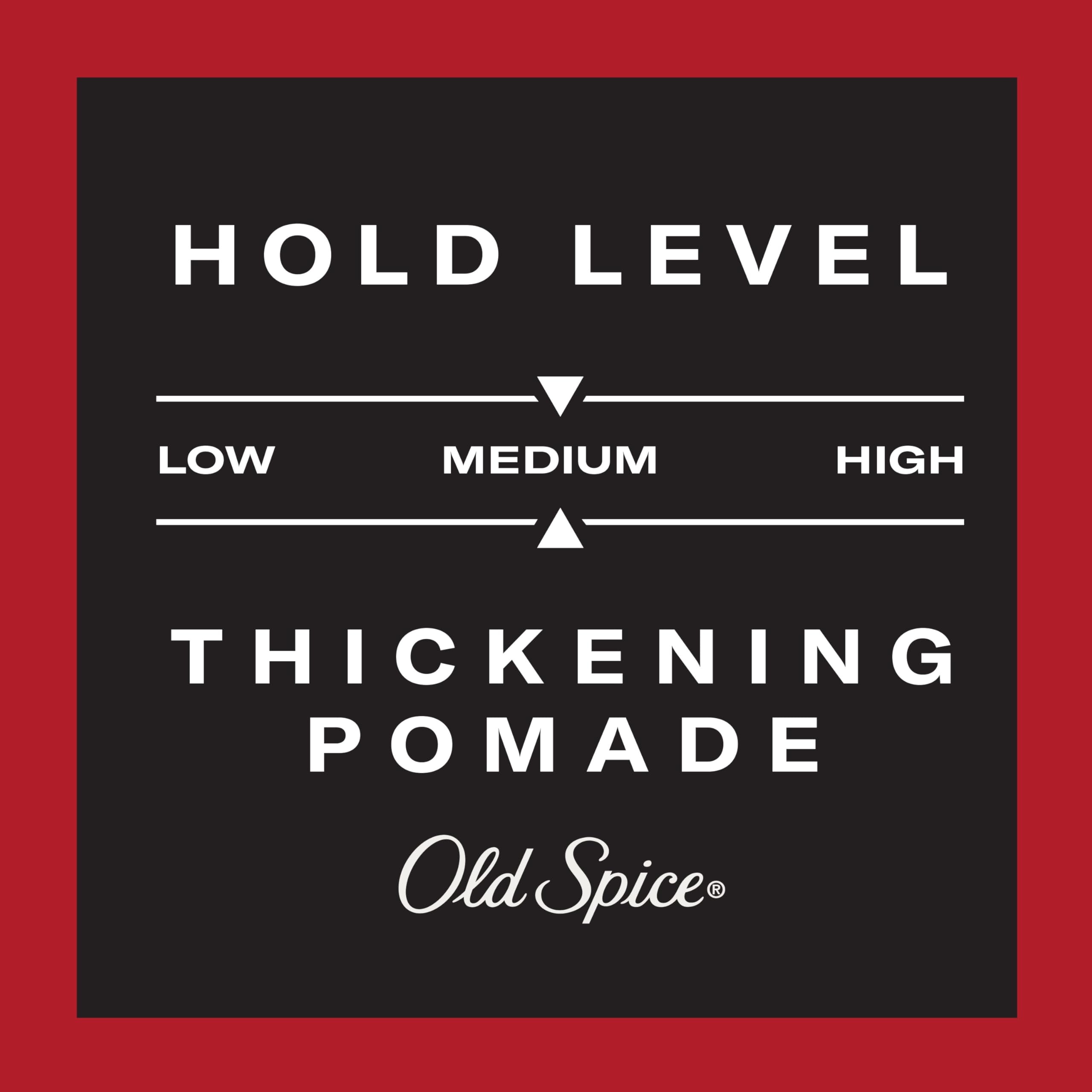 Old Spice Thickening Pomade biotin-infused formula supports fuller-looking hair with daily use.
