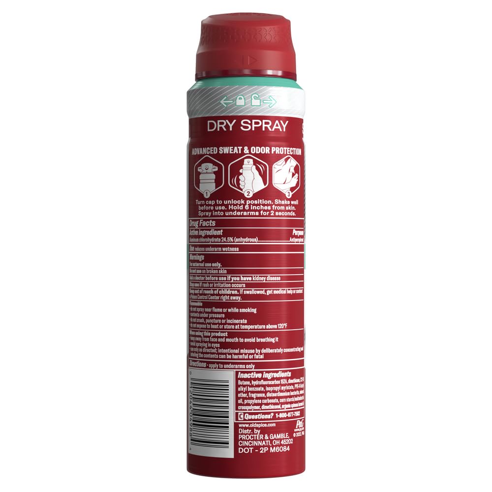 Old Spice three-pack banner highlighting value and protection.