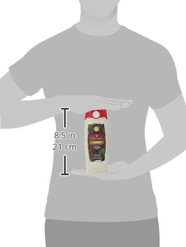 Old Spice Timber bottle with steam hinting at a spa-like cleansing moment.