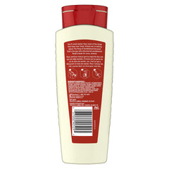 Old Spice Timber lather creating creamy foam for a clean feel.