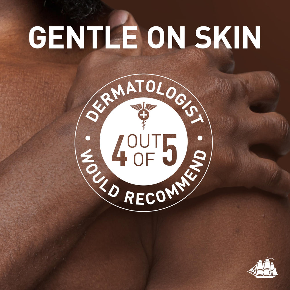 Old Spice Total Body Deodorant absorbed sweat from pits to toes imagery.