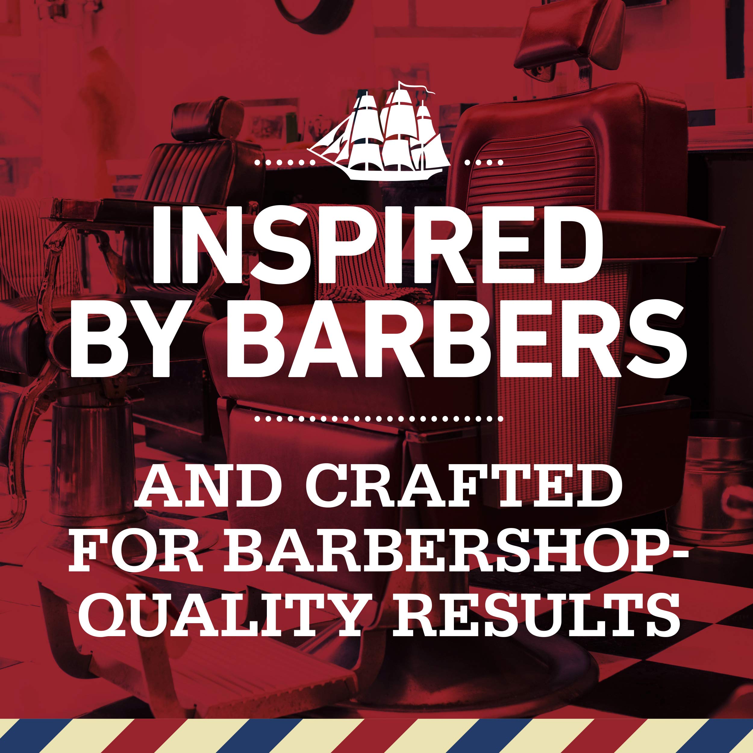 Old Spice Volcano Charcoal Shampoo in barbershop scene signals premium grooming and bold scent