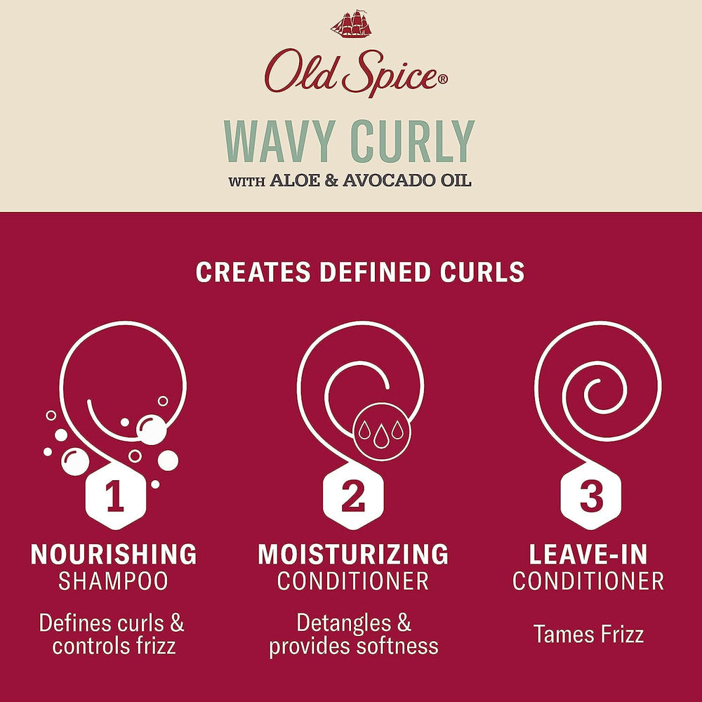 Old Spice hair care routine daily-use image invites effortless styling for textured hair