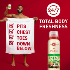 Old Spice Fiji Scent bottle back label showing ingredients and dermatologist-tested safety