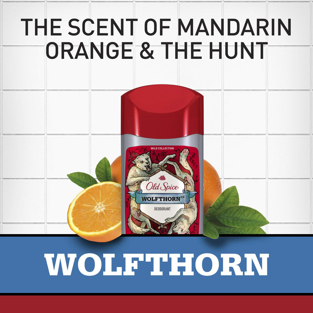 Old Spice Wild Collection emblem representing rugged, nature-inspired style.