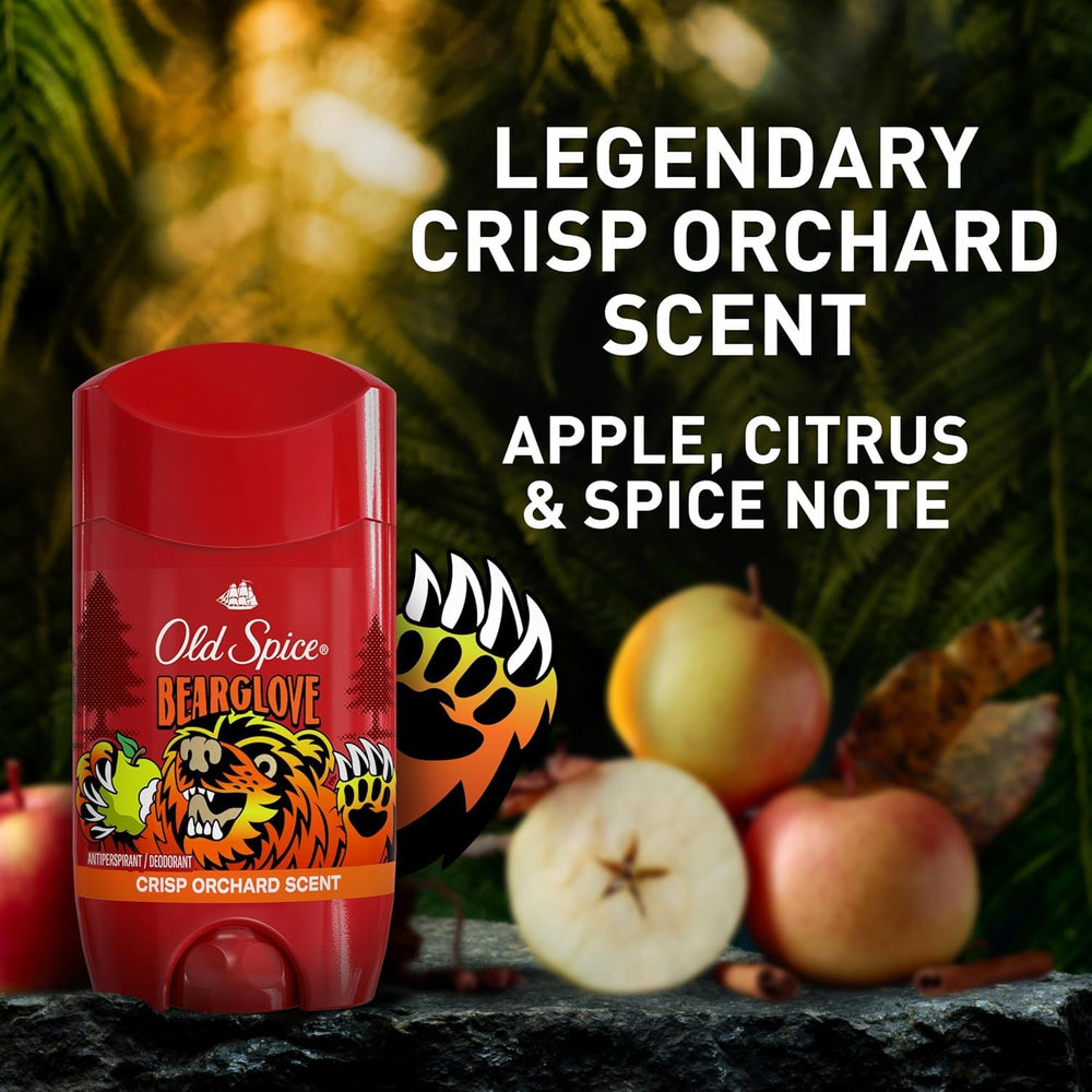 Old Spice Wild Collection packaging highlights convenient three-pack for travel and home.