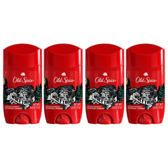 Old Spice Wolfthorn deodorant four-pack front view for daily protection