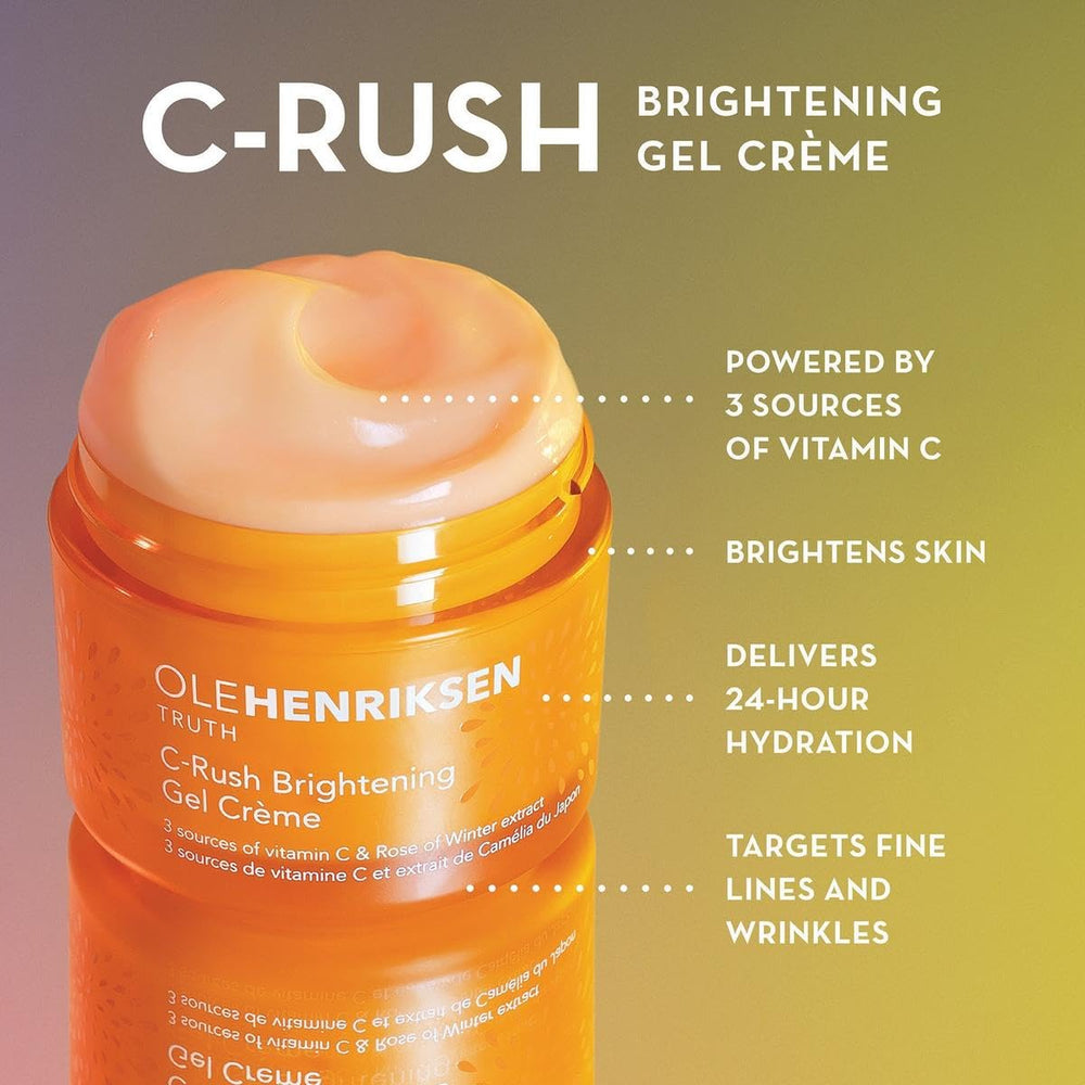 Ole Henriksen C-Rush application scene showing smooth foundation prep.