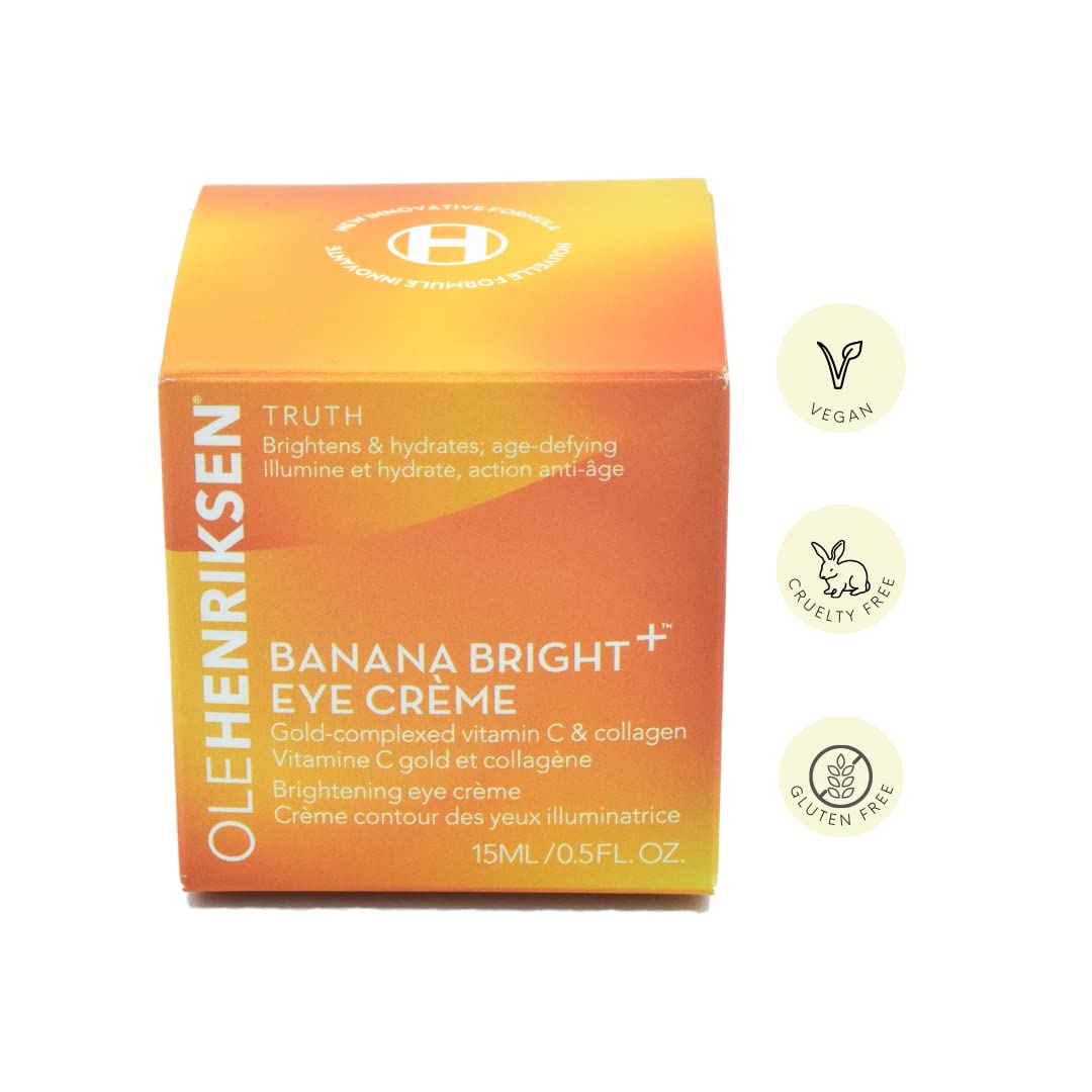 Ole Henriksen Banana Bright Eye Cream packaging display for daily use