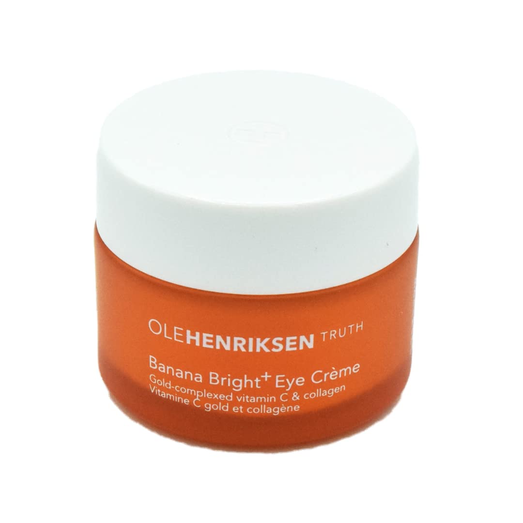 Ole Henriksen Banana Bright Eye Cream tube closeup highlighting brightening formula
