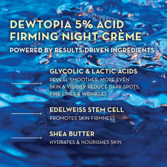 Ole Henriksen Dewtopia application routine demonstrates gentle facial massage before bed for renewal.