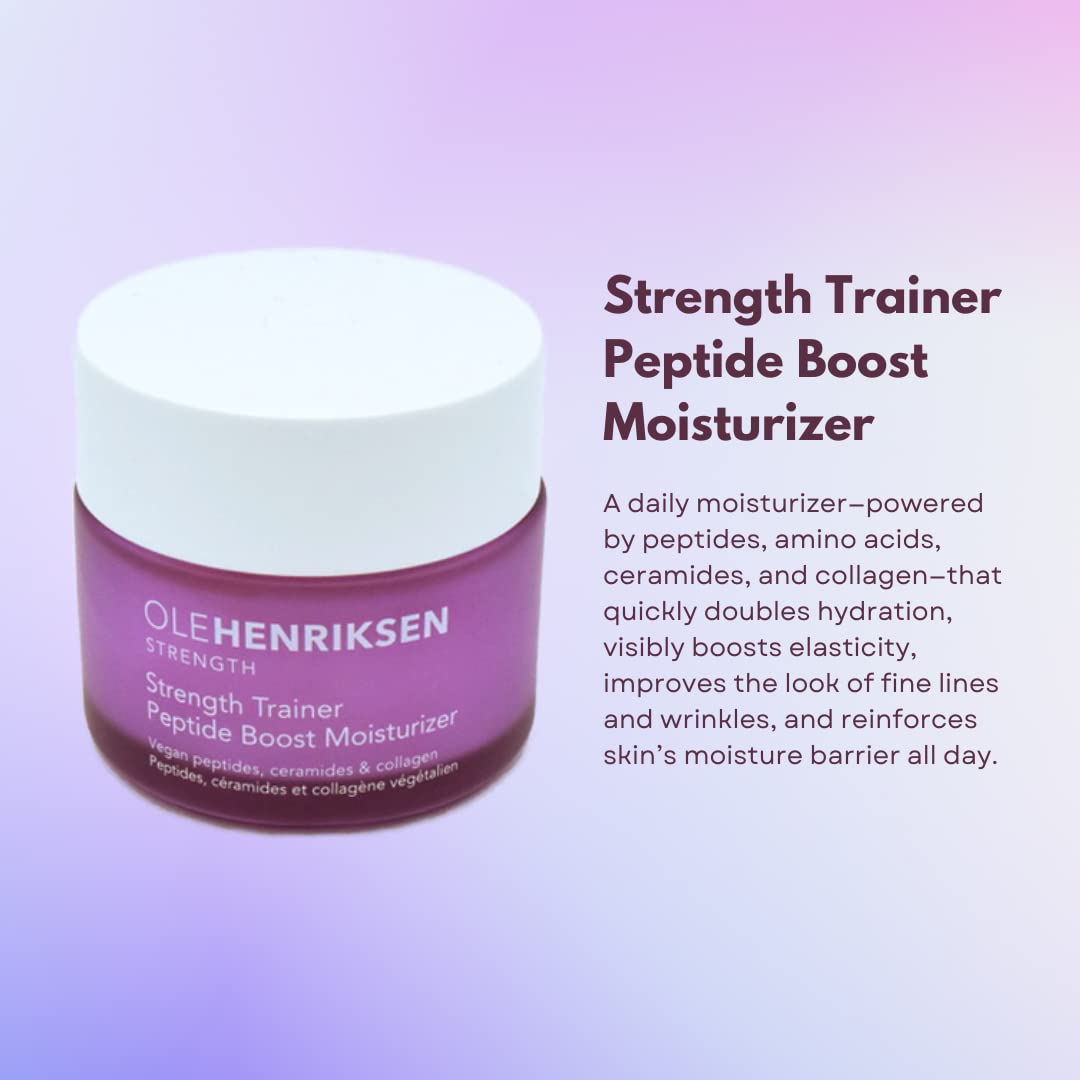 Ole Henriksen Peptide Boost Strength Trainer duo tube dispense for quick daily hydration