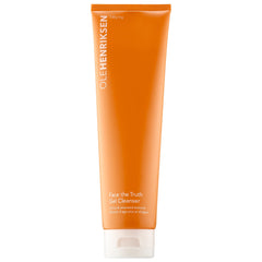 Ole Henriksen Face the Truth Gel Cleanser bottle highlights brightening cleansing for all skin types.