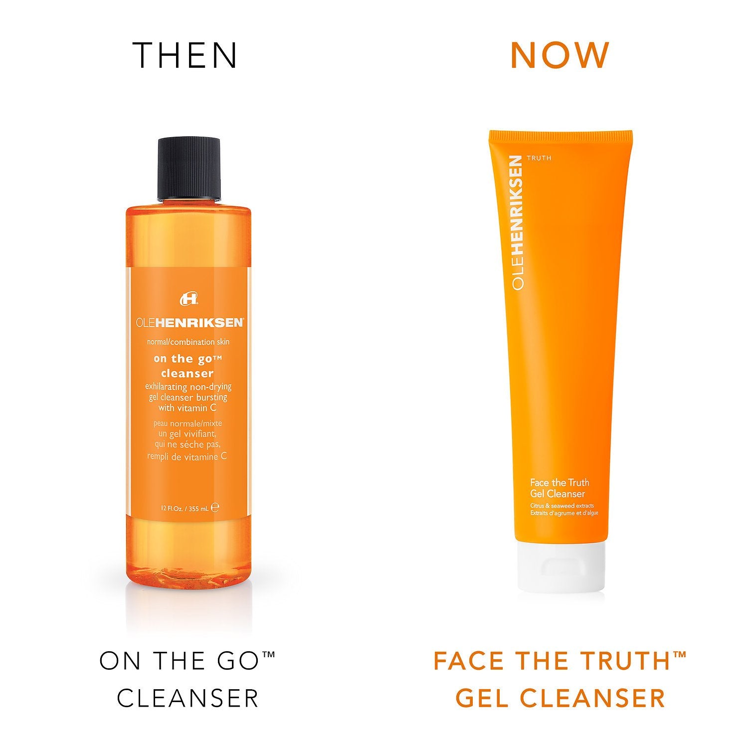 Ole Henriksen Face the Truth Gel Cleanser lather demonstrates refreshing citrus scent and energizing cleanse.