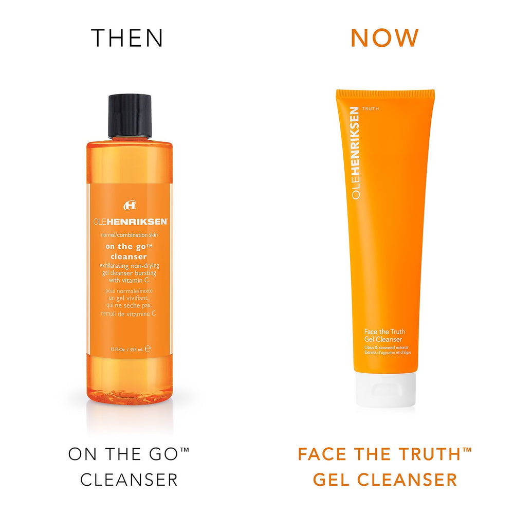 Ole Henriksen Face the Truth Gel Cleanser lather demonstrates refreshing citrus scent and energizing cleanse.