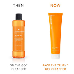 Ole Henriksen Face the Truth Gel Cleanser lather demonstrates refreshing citrus scent and energizing cleanse.