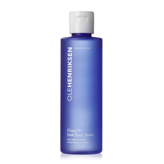Ole Henriksen Glow2OH toner bottle brightens and smooths skin texture.