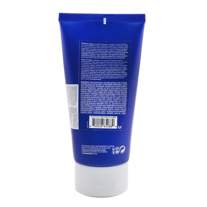 Ole Henriksen Lemonade Smoothing Scrub packaging highlights vegan formula.