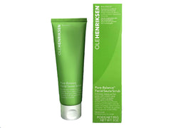 Ole Henriksen Pore-Balance Scrub jar texture illustrating exfoliation and oil-control benefits