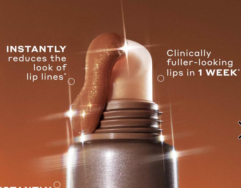 Ole Henriksen lip treatment closeup reveals creamy texture and glow.