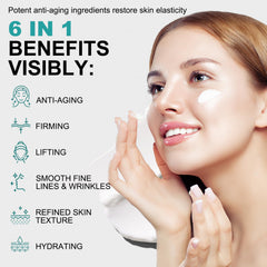 OLELON peptides provide firmness support in the application view.