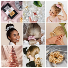 OLESILK silk fabric closeup: smooth texture minimizes friction and frizz.