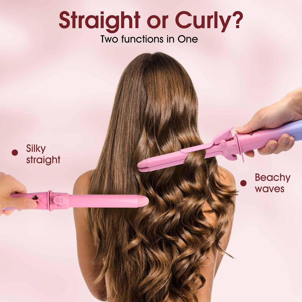 oleydb rotating-curler barrel closeup highlighting smooth glide and snag-free design.