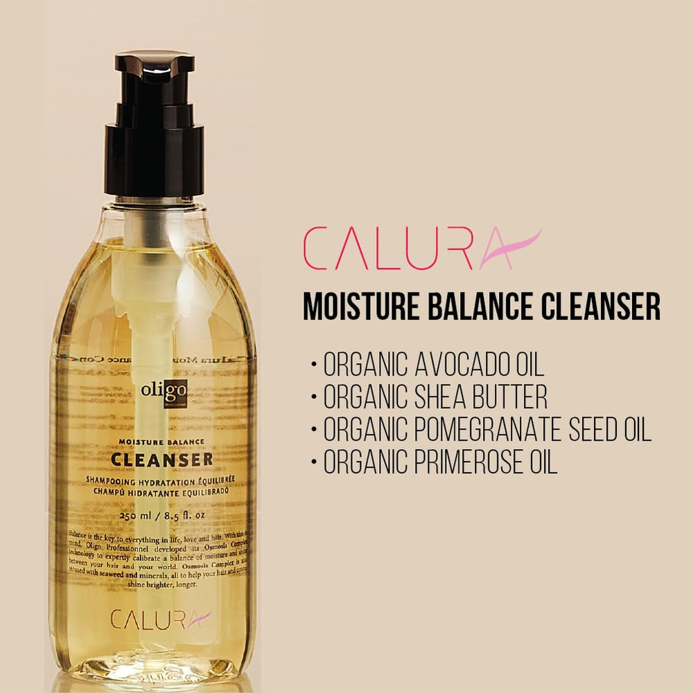 Oligo Calura Cleanser seaweed ingredients highlight antioxidant-rich nourishment.