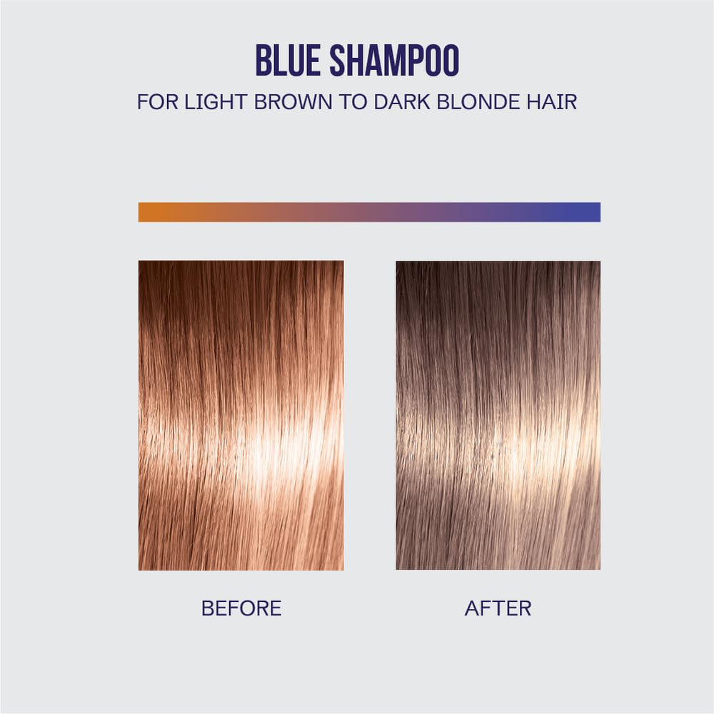 OLIGO Professionnel Blacklight Blue Shampoo tub open showing rich formula for color care