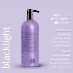 Oligo Professionnel Blacklight Nourishing Conditioner on color-treated hair with added shine